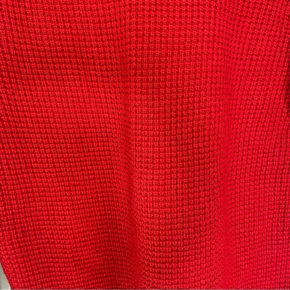 Wilfred Free | Aritzia NWOT Crew-Neck 100% Wool Knit Sweater Red Size XXS - Picture 7 of 8